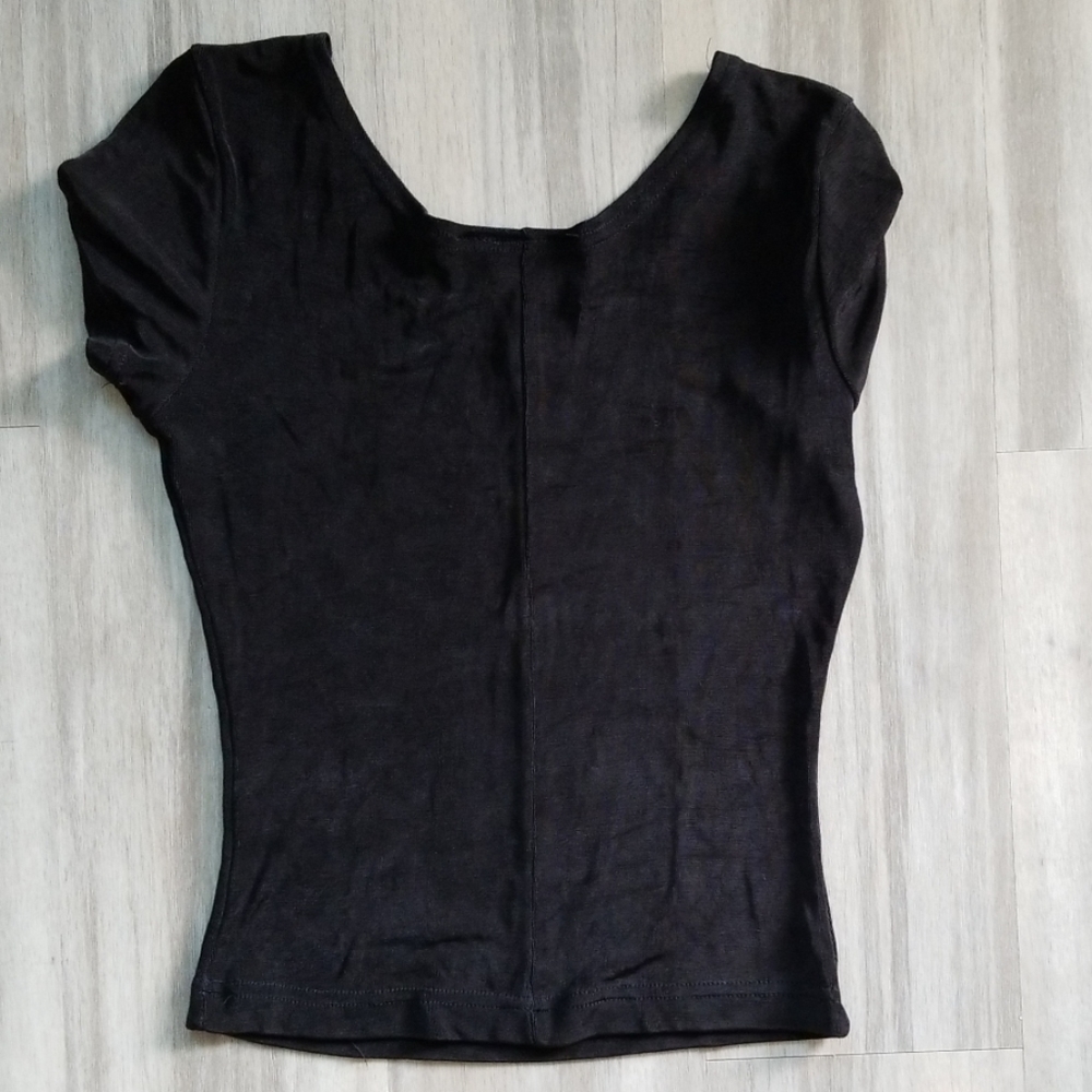 Voila black Jersey Short Sleeves Top Size XS